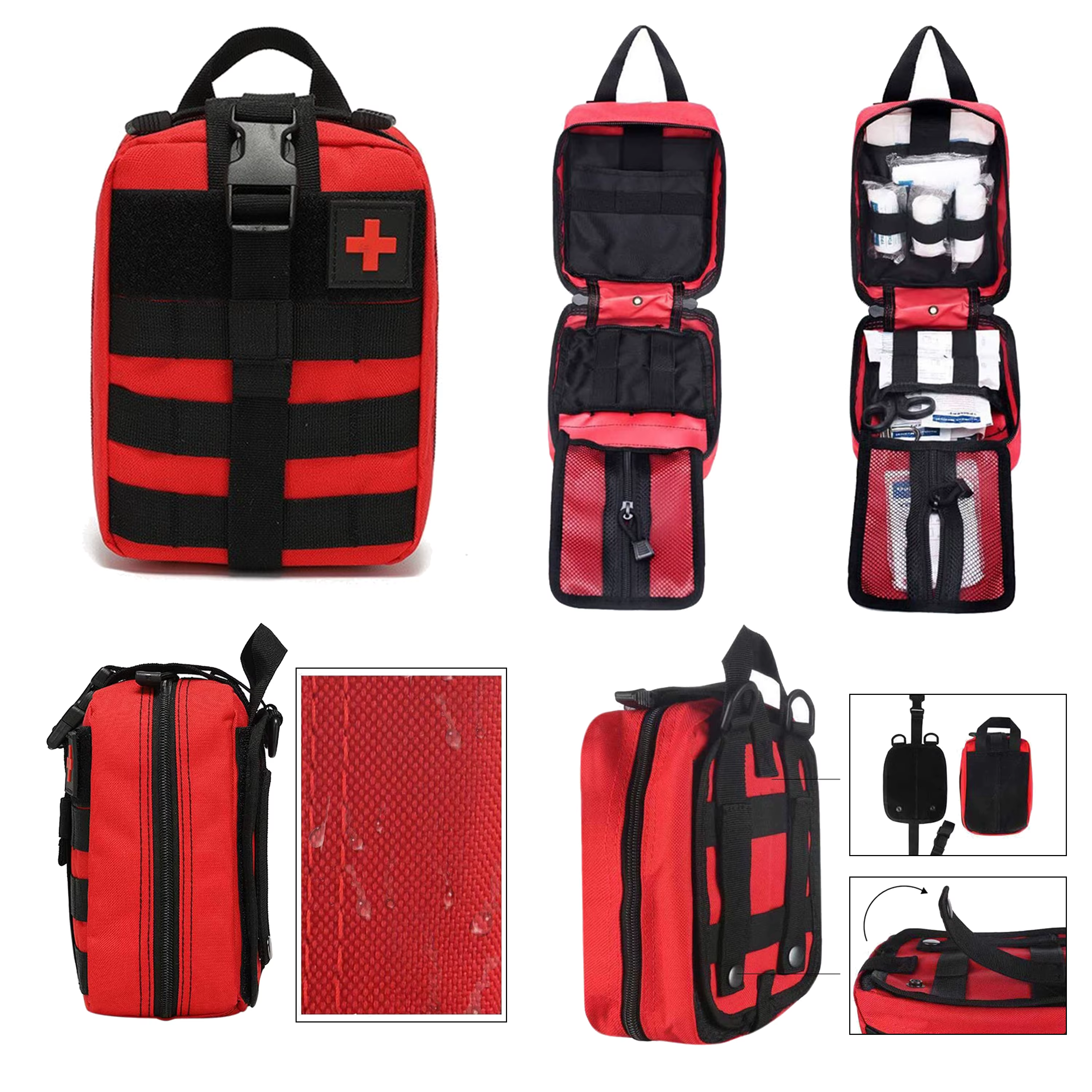 Botiquín táctico EDC para caza y al aire libre, bolsa de auxilios - imagen 5