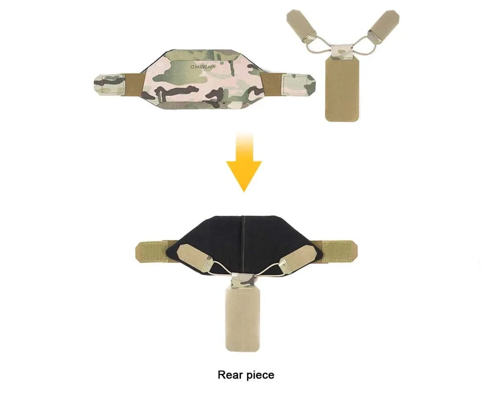 Protector de cuello táctico acolchado para chalecos JPC FCSK CPC - imagen 3