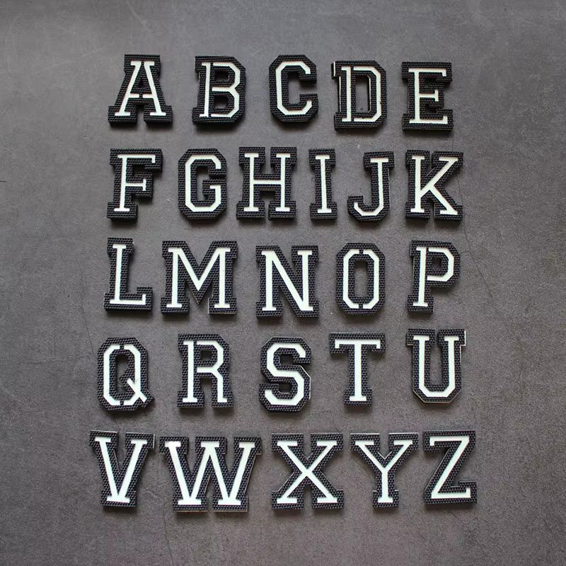 Parche luminoso personalizado con nombre - letras A-Z en nylon - imagen 3