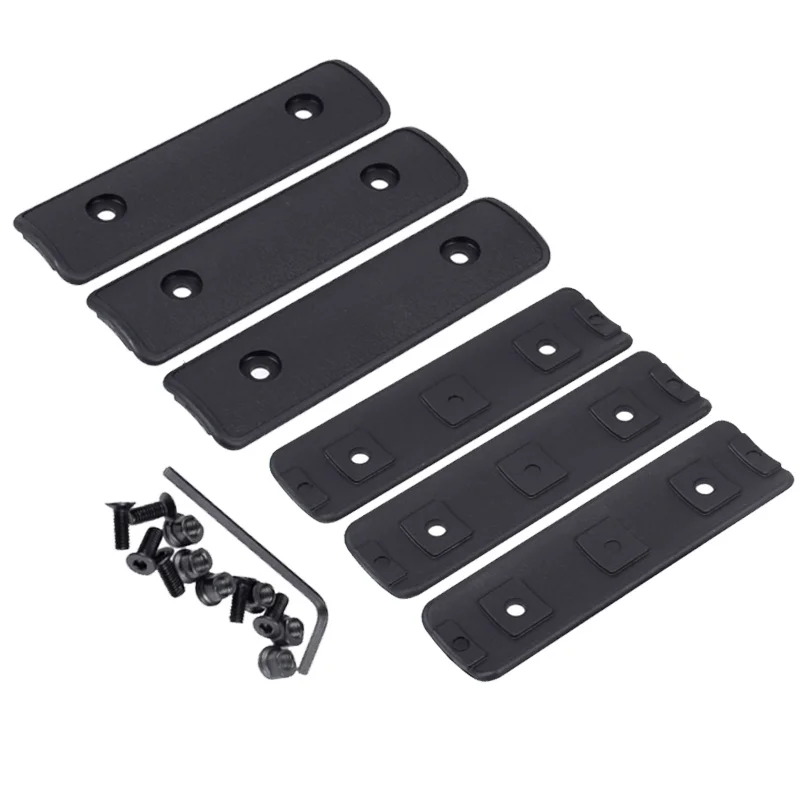 Cubrerieles Keymod de polímero táctico para fusil