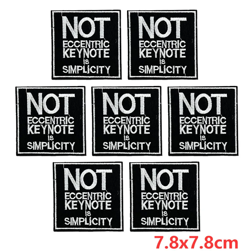 Parches militares termoadhesivos con frases bordadas para ropa - imagen 5