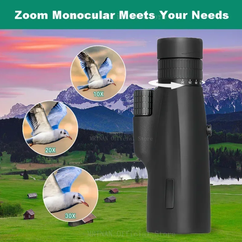 Monocular HD con trípode para observación de aves y caza - imagen 5