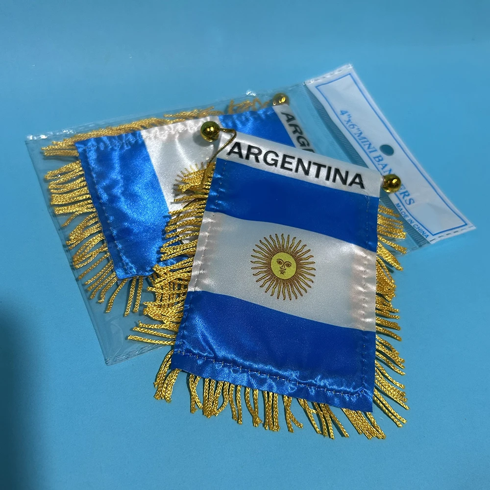 Pack de varias mini banderas Argentina SKY FLAG
