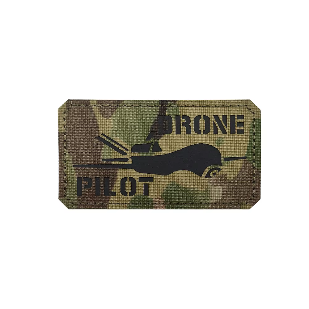 Parche drone pilot IR reflectante velcro gancho y bucle para MOLLE - imagen 2