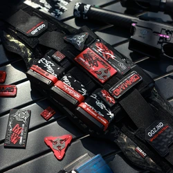 Akabane parche táctico PVC 3D de goma funcional para chalecos