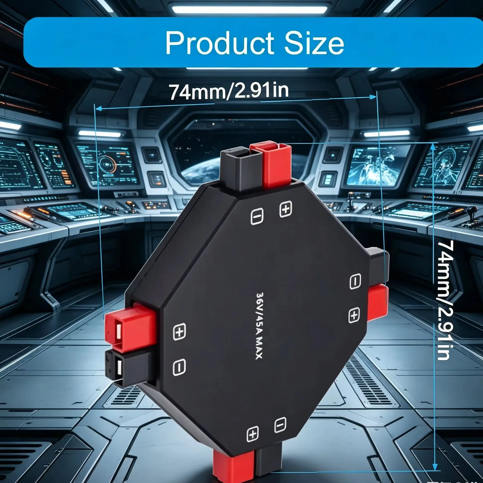 WINDCAMP divisor de potencia AP para conector alimentación ham - imagen 5