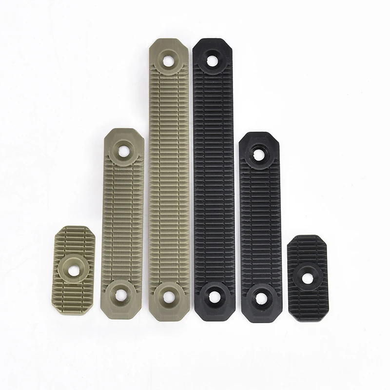 Cubierta de riel M-LOK táctica de nylon para Picatinny 3D