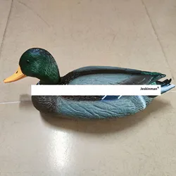 Señuelo pato salvaje verde flotante – cebo caza portátil