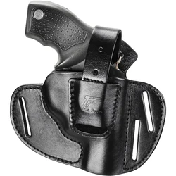 Funda de cuero para revólver S&W J-Frame y Ruger LCR .38 Special