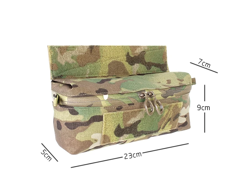 Bolsa compacta para accesorios pequeños, ideal para llevar pegado al cuerpo