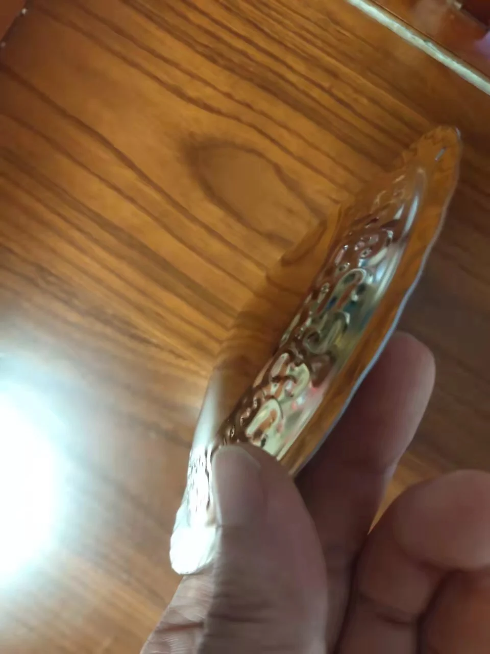 Espejo de cobre puro con cuerda forma de corazón - imagen 5