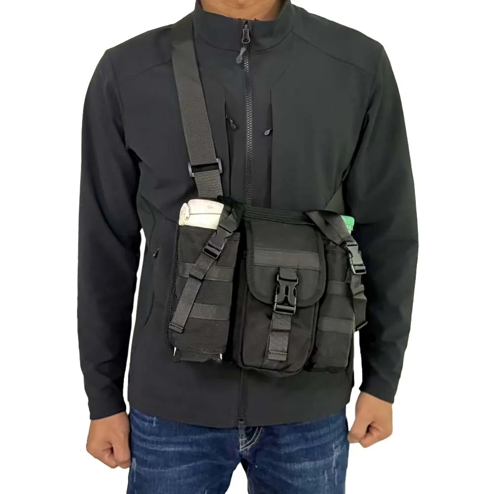 Bolso táctico multibolsillo portabotellas para viaje exterior - imagen 5