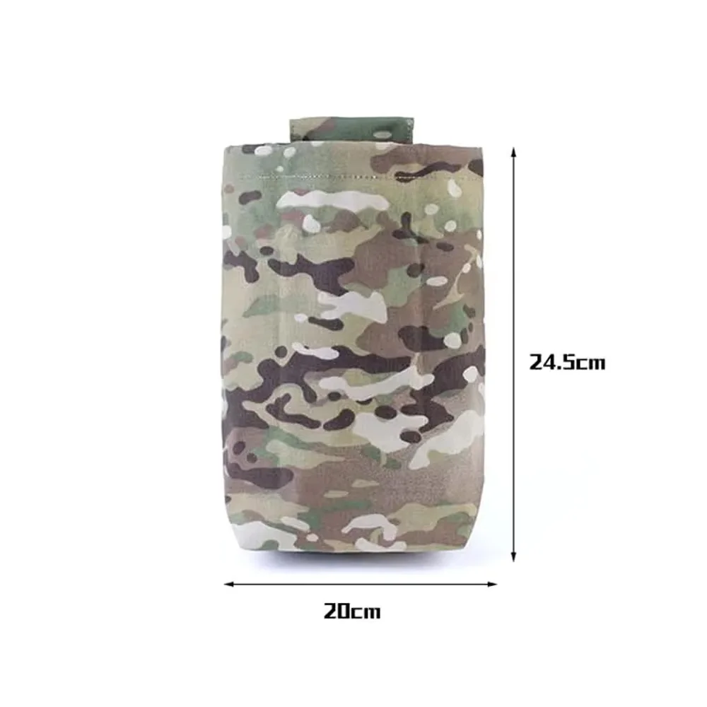 Bolsa táctica Molle plegable enrollable para exteriores mini - imagen 4