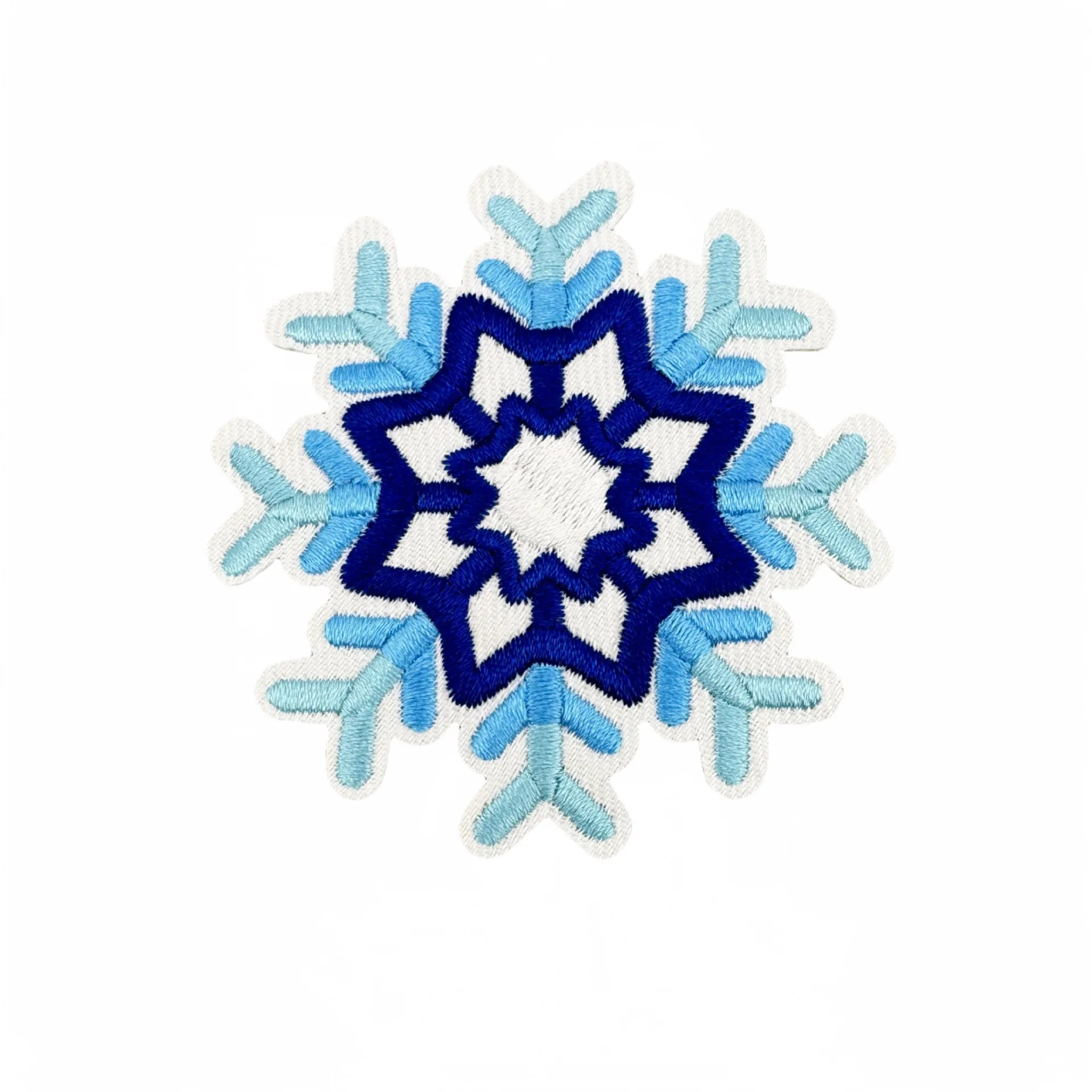 Parche térmico para planchar copos de nieve azul y rosa adhesivo - imagen 5