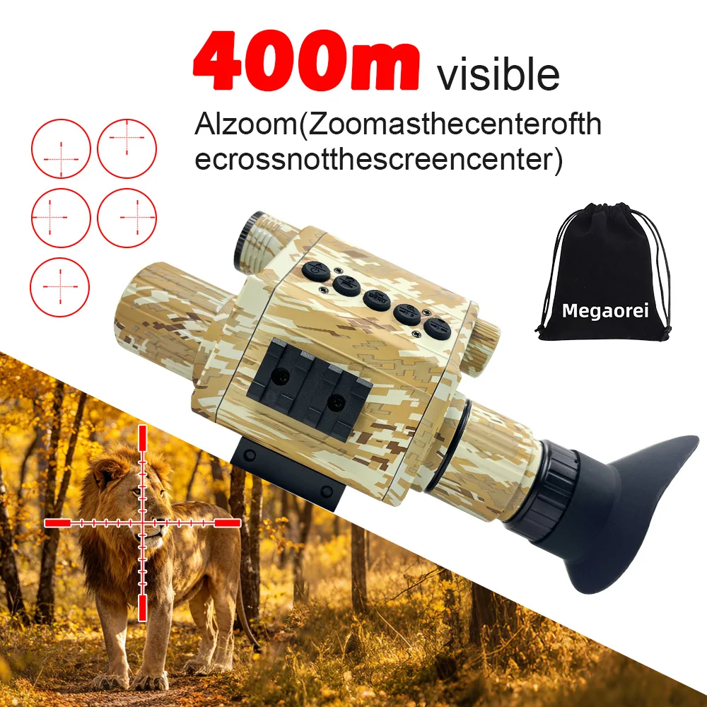 Gafas visión nocturna camuflaje infrarrojos 940 retícula ajustable - imagen 2