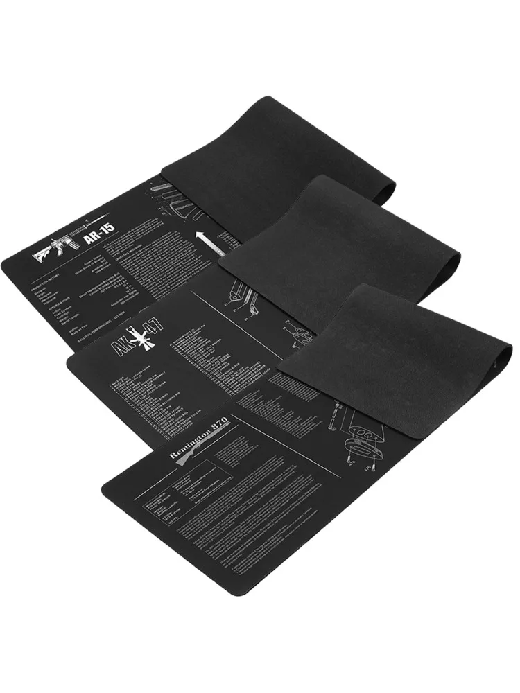 Alfombrilla con diagrama de piezas para identificación