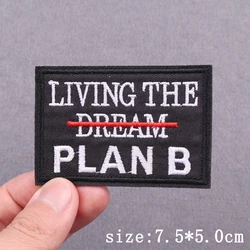 Parche morale bordado termoadhesivo Punk – Para ropa