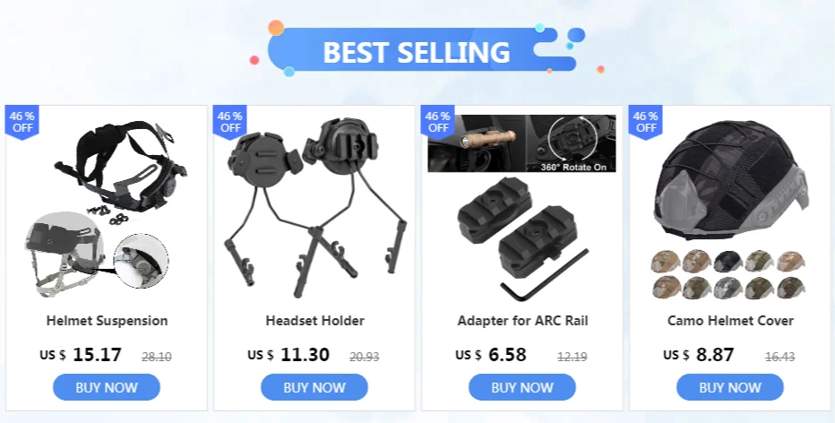 Adaptador táctico Picatinny con riel ARC y giro ajustable
