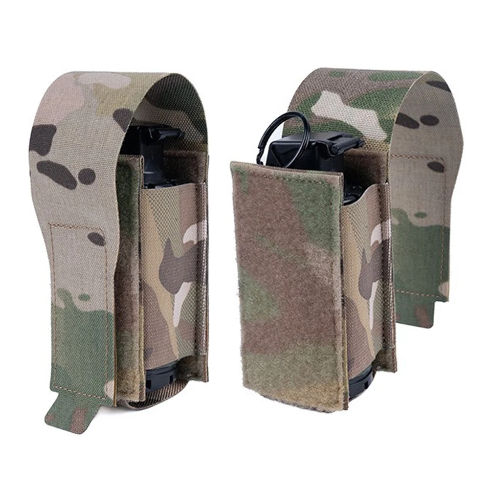 Bolsa táctica MOLLE para granadas de humo y flash con tapa abatible - imagen 4