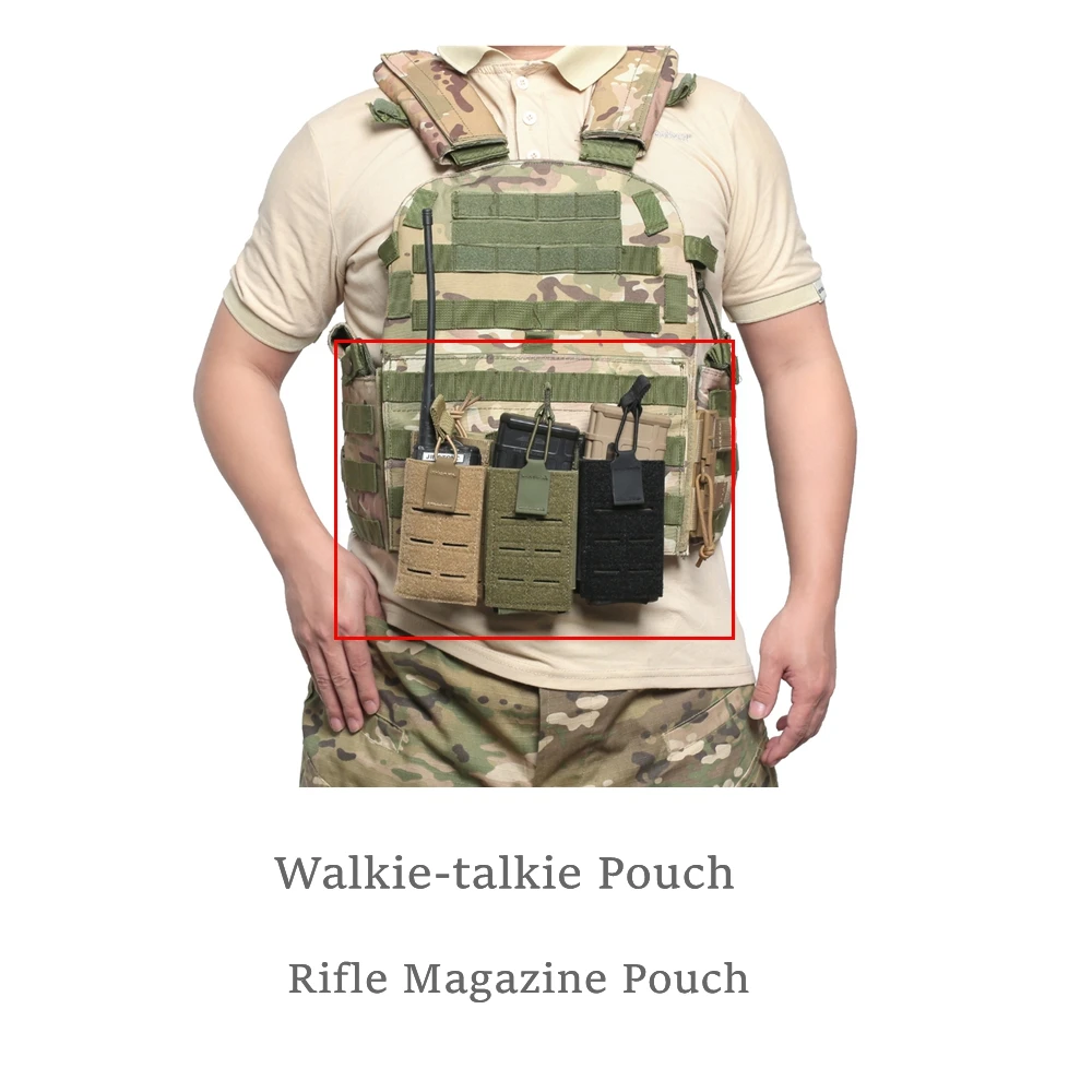 Porta cargador MOLLE abierto para rifle M4 M16 AR-15 5,56 mm - imagen 3
