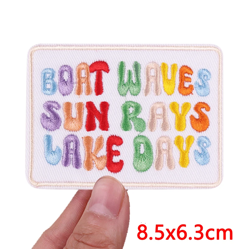 Vista de parches para personalizar ropa