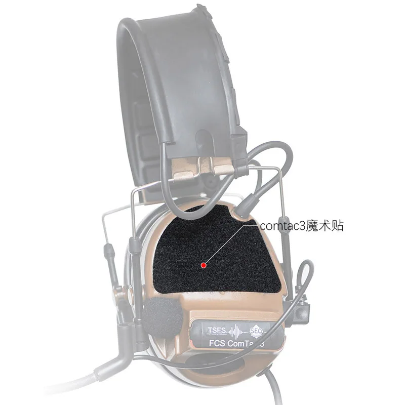 Colocación tipo velcro para auriculares