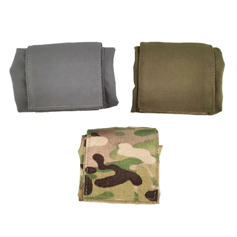 Bolsa táctica MOLLE Multicam plegable para cargadores y EDC reciclable