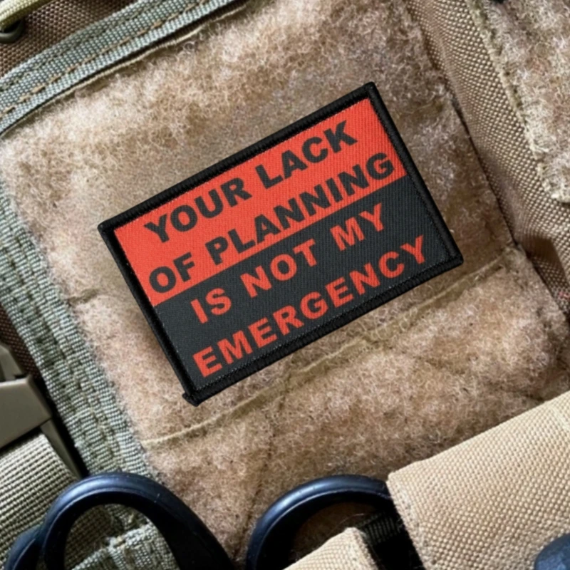 Parche táctico militar moral de emergencia con velcro para ropa - imagen 5