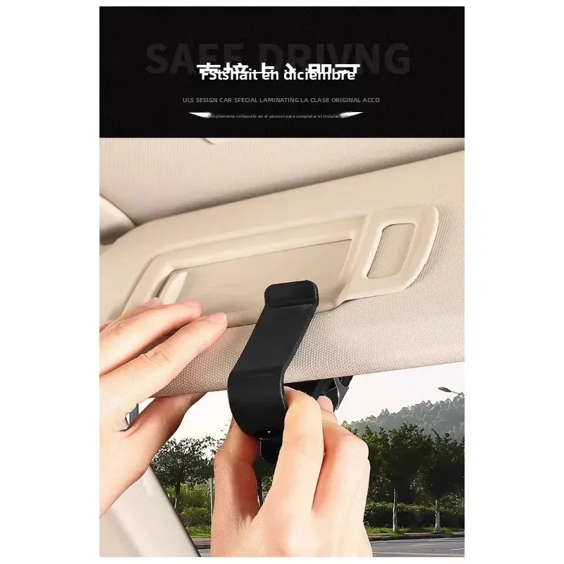 Clip soporte para gafas de sol en coche – organizador - imagen 4