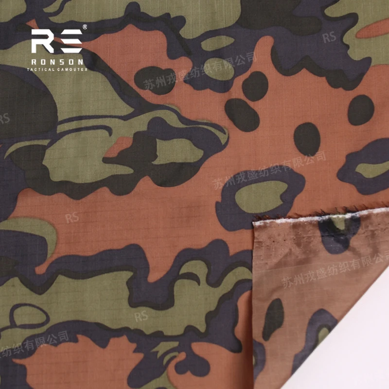 Poncho impermeable camuflaje PU Ripstop de nailon - imagen 3