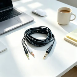 Cable repuesto ATH-GDL3 – 4,4 mm a 3,5 mm, sonido y micrófono