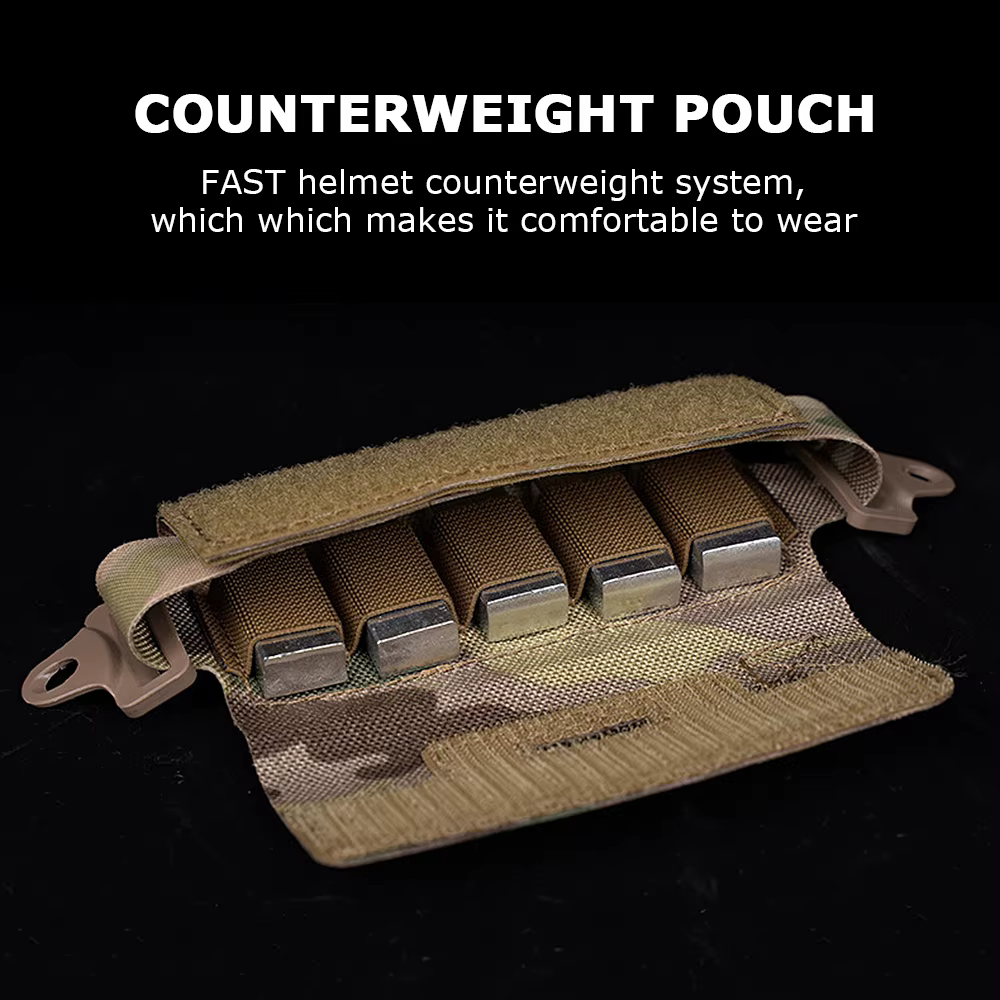 Bolsa contrapeso NVG casco táctico – Compatible Ops-Core Fast Airsoft - imagen 4