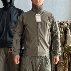 Chaqueta táctica Softshell PRO transpirable – Abrigo de acampada camuflaje