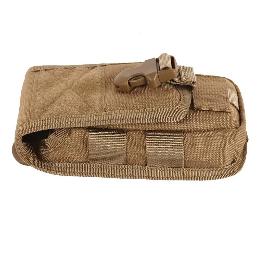 Riñonera táctica MOLLE doble capa camuflaje para móvil - imagen 5