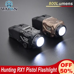 WADSN RX1 Linterna táctica para airsoft de aluminio, exploración