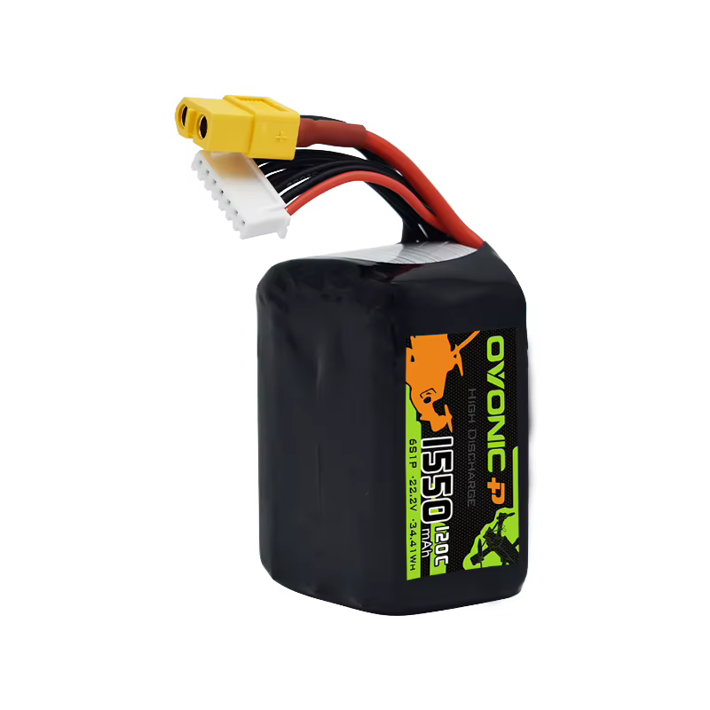 Batería LiPo 6S 22,2V 1550mAh para dron FPV de carreras - capacidad - imagen 3