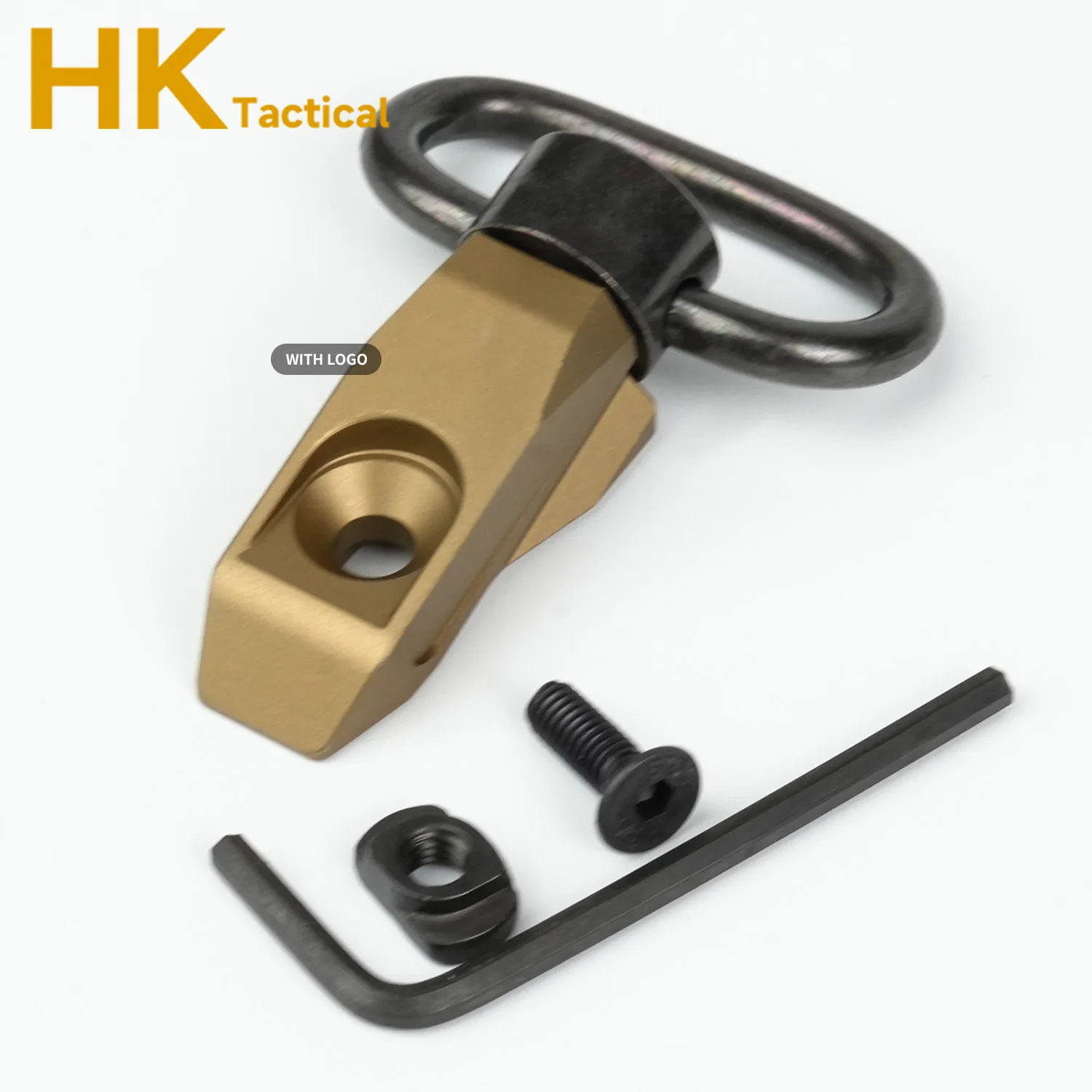 Correa táctica QD de aluminio giratoria con hebilla para M-LOK