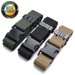 Cinturón táctico militar ajustable para pantalones
