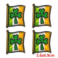 Parche termoadhesivo trébol San Patricio para ropa y manualidades