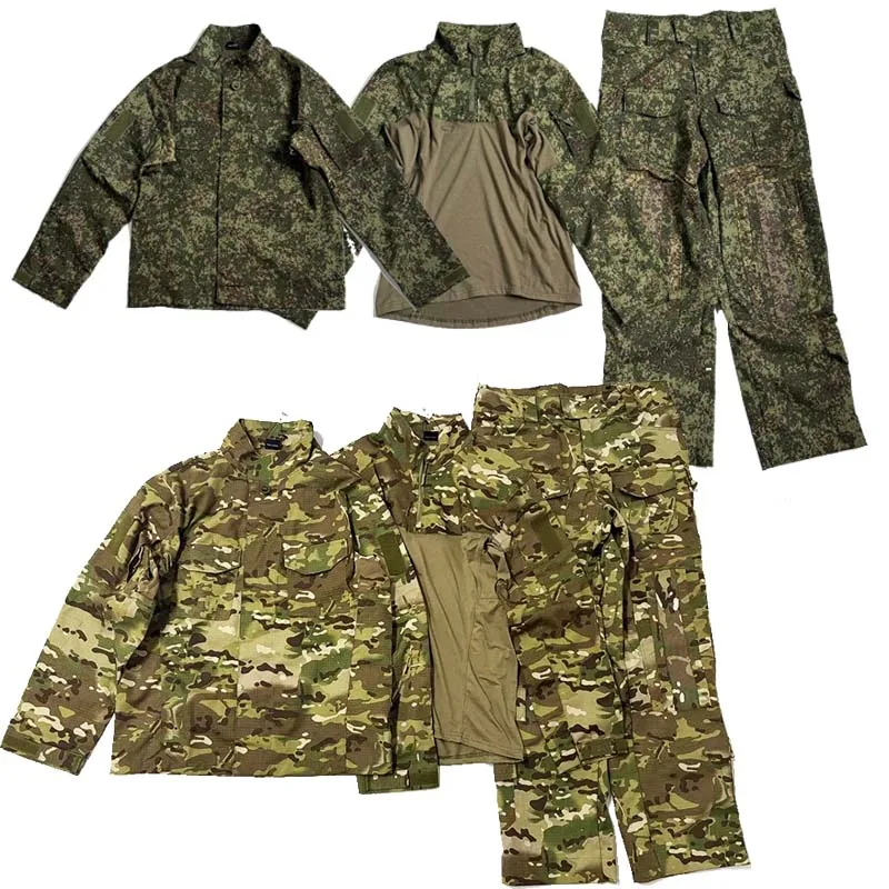 Uniforme táctico camuflaje VKPO RU CP EMR con chaqueta cargo hombre - imagen 5