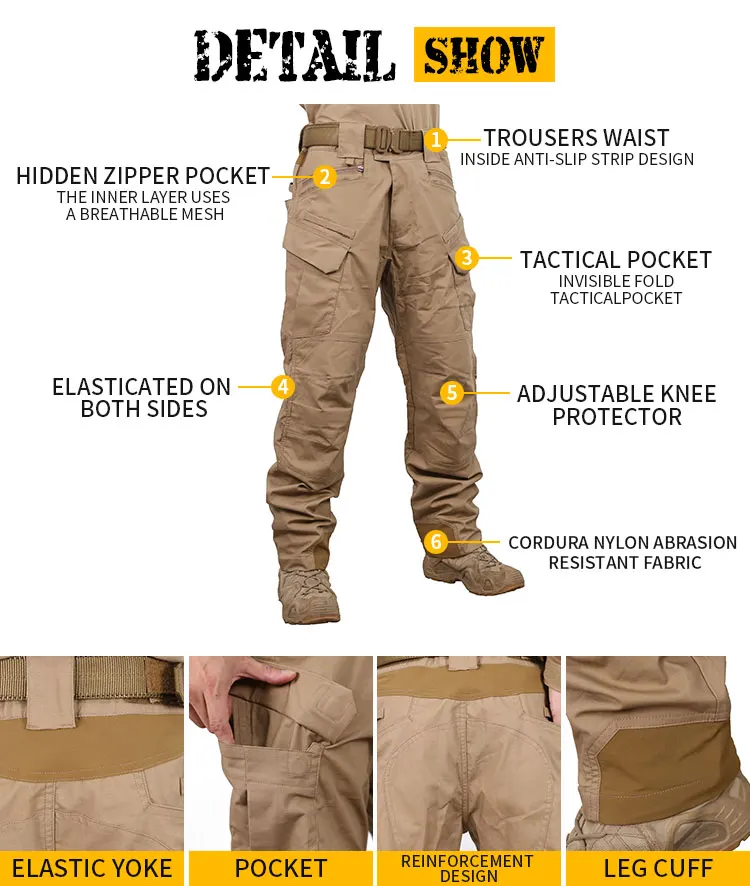 Refuerzo de rodilla y tela CORDURA