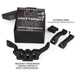 Adaptador NVG PVS-14 cola de milano para brazo J visor nocturno