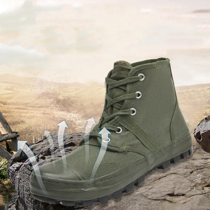 Botas de goma antideslizantes corte alto para trabajo y senderismo - imagen 5