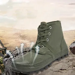 Botas de goma antideslizantes corte alto para trabajo y senderismo