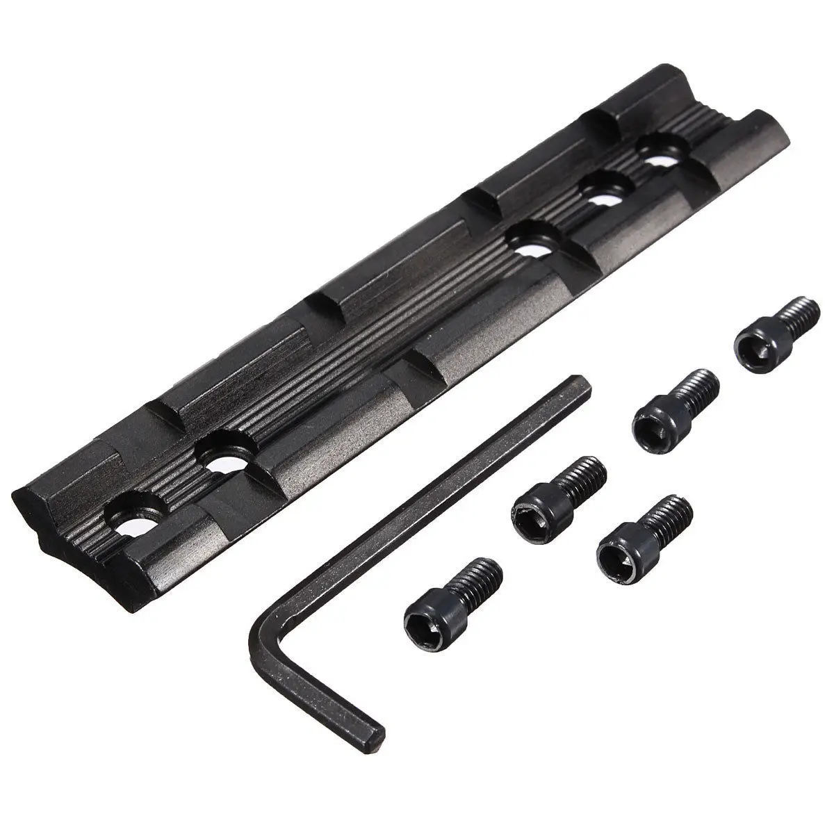 Montura táctica Picatinny de aluminio para mira óptica y láser