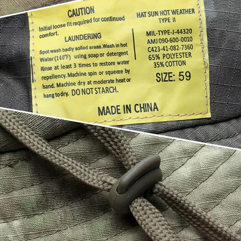 Gorra táctica de camuflaje tipo cubo ajustable para caza y pesca - imagen 3