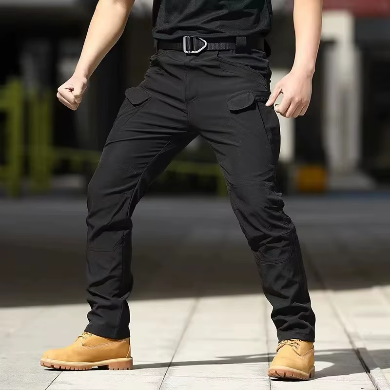 Pantalones tácticos cargo – Impermeables, multibolsillos - imagen 3