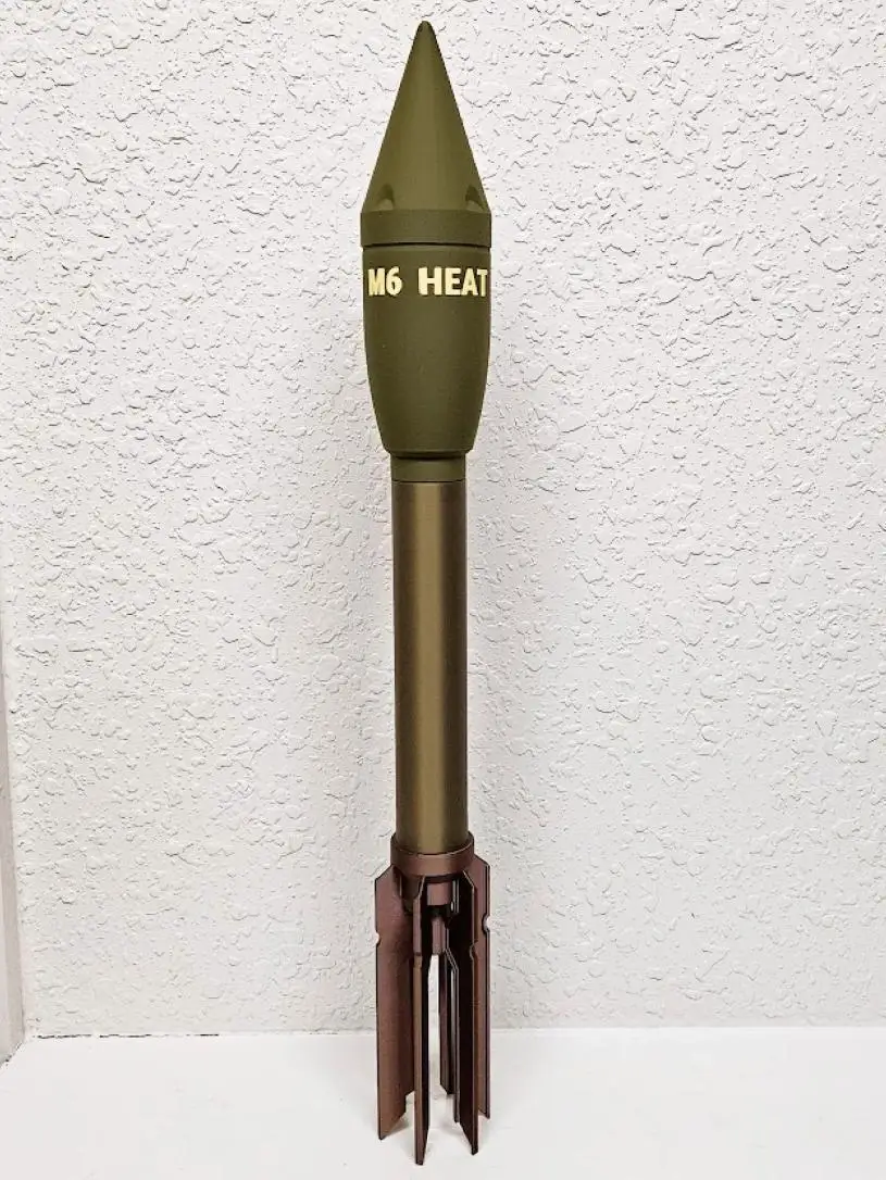 Bazooka de la Segunda Guerra Mundial, impresión 3D DIY decorativo - imagen 4