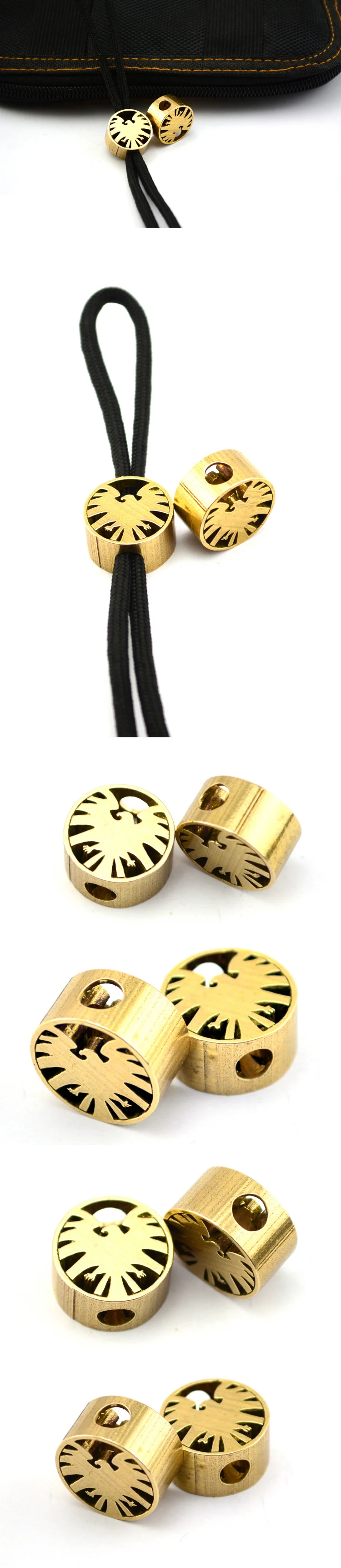 Colgante en contexto de uso con paracord