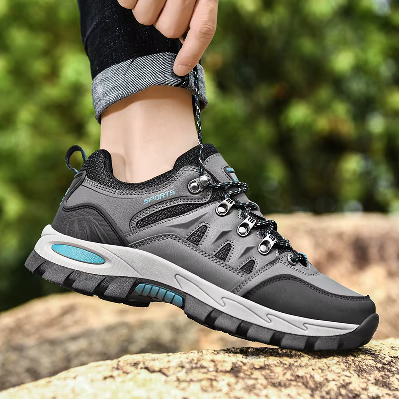 HIKEUP Zapatos Senderismo Hombre Mujer Cuero Resistente Otoño Invierno - imagen 5